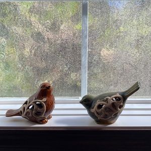 Ceramic bird set